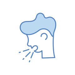 Cough Icon vector