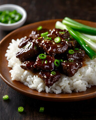 Mongolian Beef with Caramelized Beef