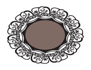 flourish border, outline design, intricate design frame, oval design frame, color frame, wrap frame, wrapping, text wrapping, text frame, frame, floral framing, floral border, spring frame, summer