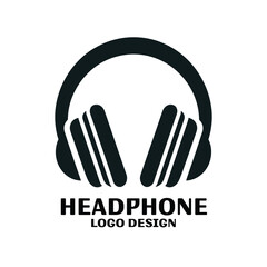 Headphone Vector Logo Design