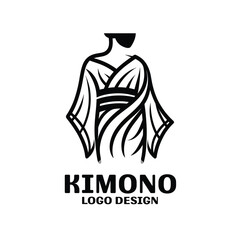 Kimono Vector Logo Design