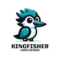 Obraz premium Kingfisher Vector Logo Design