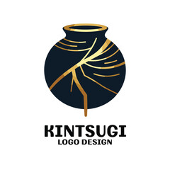 Kintsugi Vector Logo Design