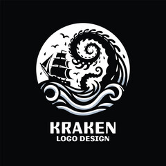 Kraken Vector Logo Design