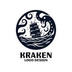 Kraken Vector Logo Design