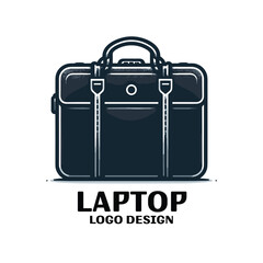 Laptop Bag Vector Logo Design