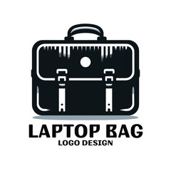 Laptop Bag Vector Logo Design