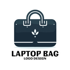 Laptop Bag Vector Logo Design
