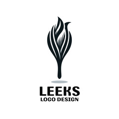 Leeks Vector Logo Design