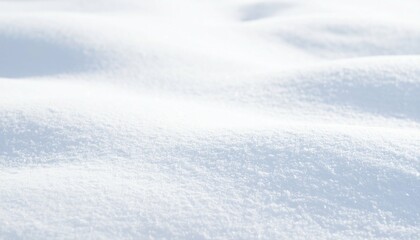 Undulating Snowscape A Pristine White Blanket