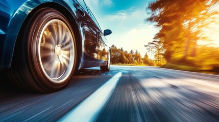 Experience the thrill of speed as you race through picturesque landscapes, merging modernity with natures beauty.