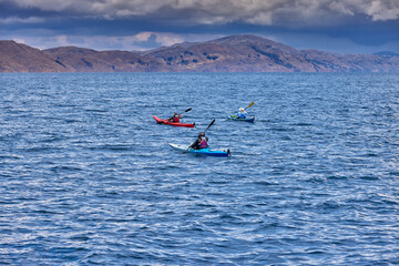 Sea kayaking on Lake Titicaca can be a unique and memorable experience, allowing you to explore its stunning landscapes, traditional communities, and ancient cultures
