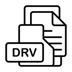 DRV Format Icon