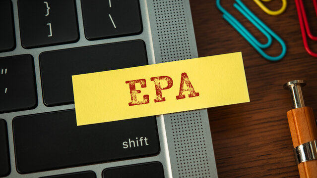 There is sticky note with the word EPA. It is an abbreviation for Economic Partnership Agreement as eye-catching image.