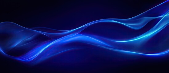 Fototapeta premium Dynamic Blue Flow