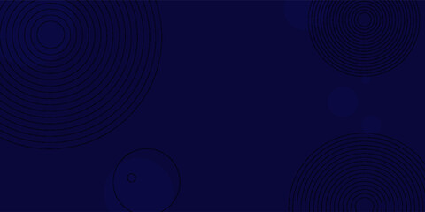 Abstract blue glowing geometric lines modern shiny blue circle lines pattern. Suit for cover, banner, brochure