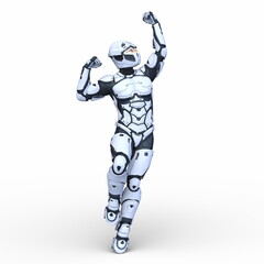 サイバーマン　3DCGレンダリング