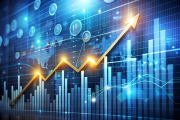 Investment Success Concept With Rising Chart