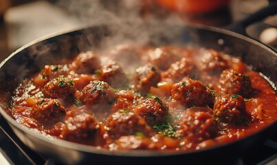Meatballs in tomato sauce