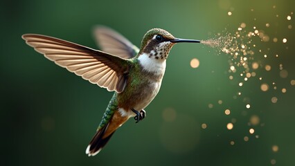 Fototapeta premium Hummingbird Natural Scene