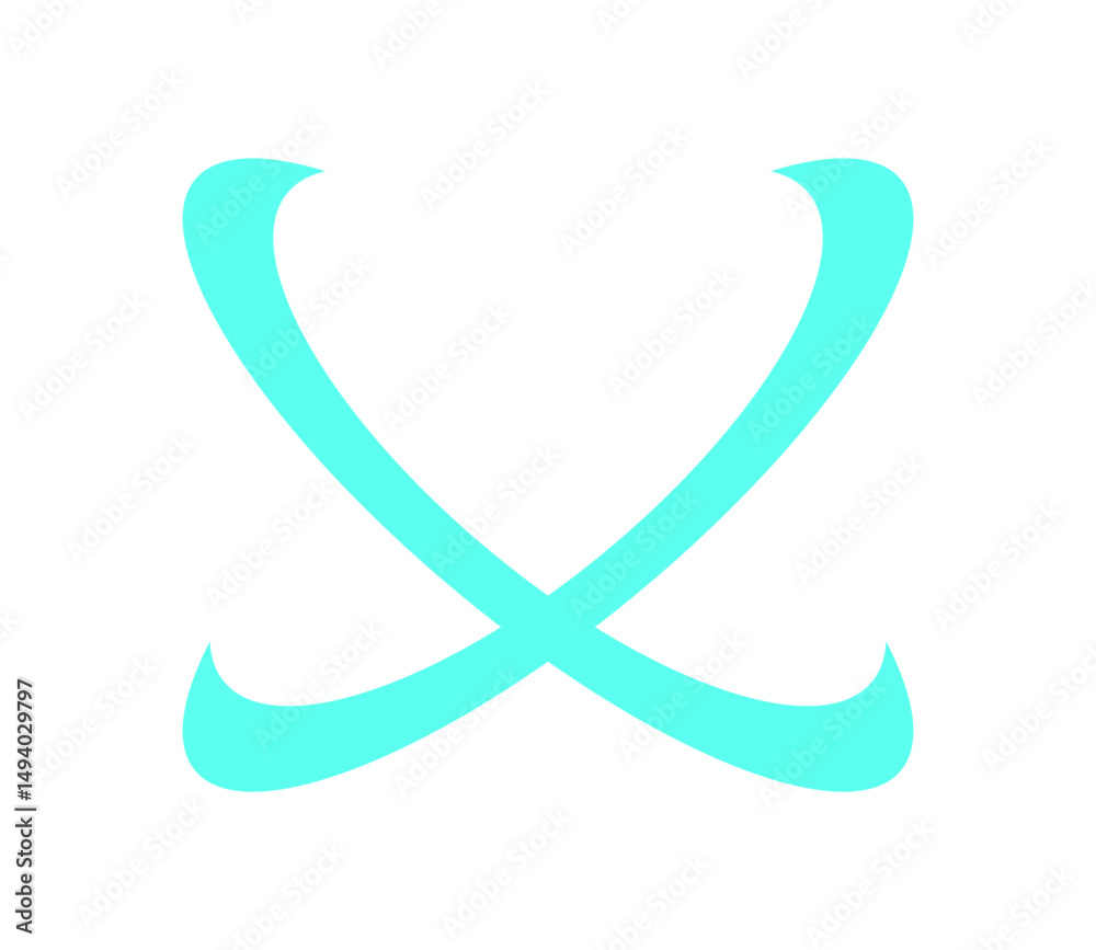 Sticker y2k abstract cosmic retro shape. modern psychedelic symbol in flat design. unique icon and element, 