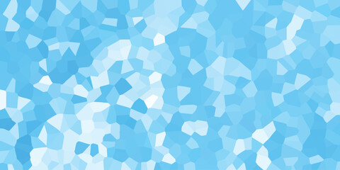 Abstract background of pale blue geometric polygon shapes creates a subtle textured pattern for design and aesthetic purposes