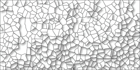 Obraz premium Abstract cell structure with shadows creating a geometric pattern ideal for textures and backgrounds across multiple design concepts