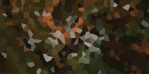 Abstract geometric mosaic image featuring earth tones and organic shapes suitable for backgrounds and digital designs