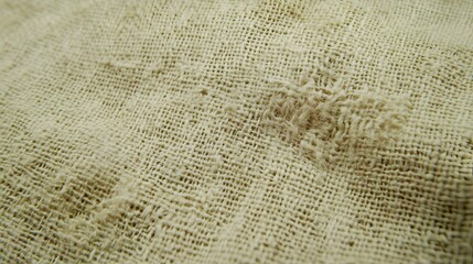 Close Up Beige Burlap Texture Background Natural Linen Fabric