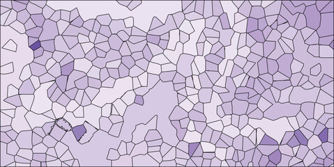 Fototapeta premium Abstract mosaic composition in shades of lavender and purple a geometric pattern ideal for backgrounds and designs