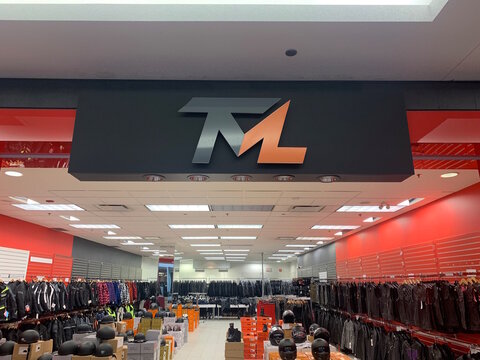 Ottawa, ON, Canada-May 18,2025:The storefront of a "TML Motorsports" inside Carlingwood Shopping Centre at 2121 Carling Avenue.
