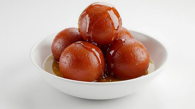 Gulab jamun sweet dessert recipe indian food tasty delicious treat traditional mithai yummy sugary delight video 4k