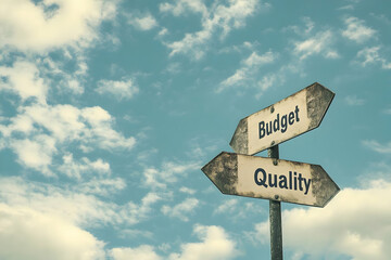 Budget vs Quality Illustration