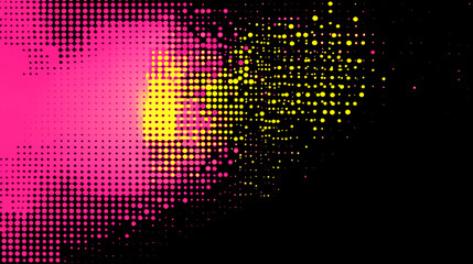 Bright Neon Abstract Background