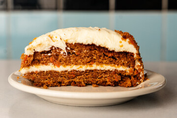 slice of carrot cake