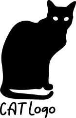Modern Cat Logo – Minimalist and Elegant Cat Design Cat Illustration