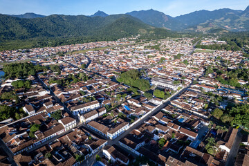 Explore the historic charm and scenic beauty of Paraty, Rio de Janeiro, Brazil with its vibrant architecture and stunning landscape