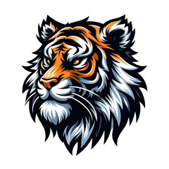Fototapeta premium tiger head vector