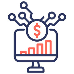 Digital Finance Icon