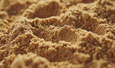 Texture de poudre fine brun dor&eacute;