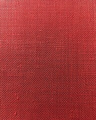 Fototapeta premium Texture de tissu rouge, tissage serré, fond uni