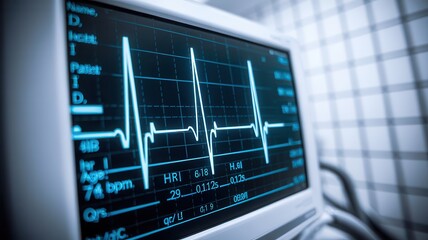 Monitoring vital signs with an EKG machine in healthcare environment