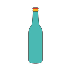 Illustration bottle retro unique design isolated