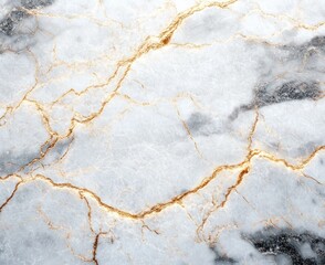Naklejka premium white marble texture with gold veins and natural grey marbling creating an elegant and luxurious appearance