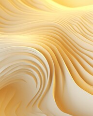 Ondulations crémeuses dorées