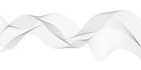 black and wavy patterned white abstract background eps 10