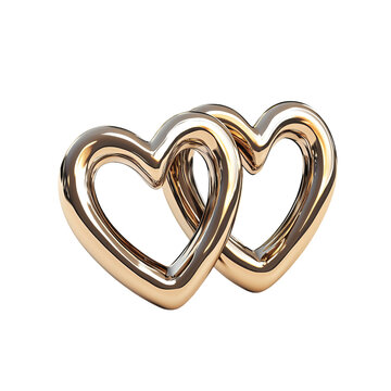 Two Gold Hearts Images – Browse 44,474 Stock Photos, Vectors, and
