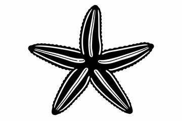 starfish  silhouette vector