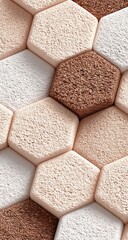 Abstract Geometric Hexagon Pattern Design