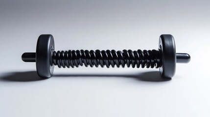 Black Ab Roller Exercise Equipment